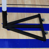 Gared Hoopla Portable Steel Netball System Adjustable Height 8′–10′ 8412