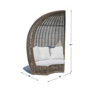 Skyline Design Halo Wing Chair with Sunbrella Cushions