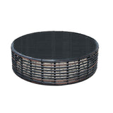 Skyline Design Halo Coffee Table with Glass