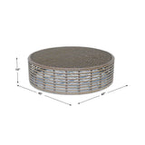 Skyline Design Halo Coffee Table with Glass