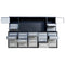 Chery Industrial 9.5ft Storage Workbench with 30 Drawers & 2 Cabinets & 1 Pegboard