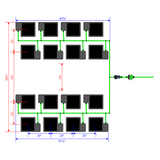 Alien Hydroponics EasyFeed 16 Pot 4 Row Kit