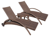 Atlantis Patio 3-Piece Chaise Lounge set