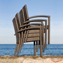 Atlantis Stackable Set of 2 Armchairs