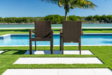 Atlantis Stackable Set of 2 Armchairs