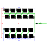 Alien Hydroponics EasyFeed 20 Pot 4 Row Kit