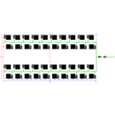 Alien Hydroponics EasyFeed 40 Pot 4 Row Kit