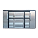 Chery Industrial 9 ft Garage Storage Cabinet with 34 Drawers & 2 Cabinets