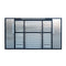 Chery Industrial 9 ft Garage Storage Cabinet with 34 Drawers & 2 Cabinets