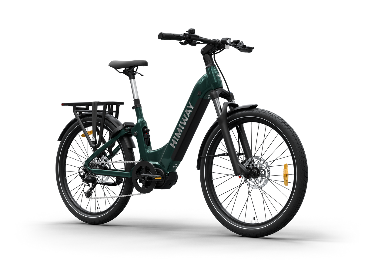 Himiway A7 Pro 500W Mid-Drive Full Suspension Urban Commuter Electric Bike