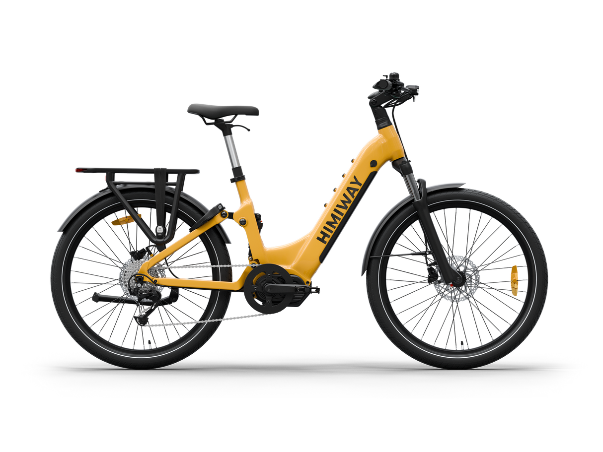 Himiway A7 Pro 500W Mid-Drive Full Suspension Urban Commuter Electric Bike