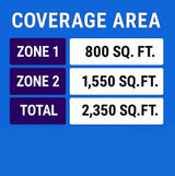 MRCOOL 55K 6‑Zone DIY Mini Split System w/ 18K + 36K Air Handlers 25ft Pre‑Charged Line Sets DIYM255HPW04D07