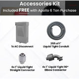 APOLLO Central Heat Pump - 72k BTU / 6 Ton - Air to Water - EVI Inverter DC Technology