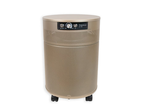 Living room with air purifier from Airpura Industries