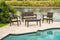 Rainbow Outdoor Alaska 4-Piece Seating Set with Cushions-Brown