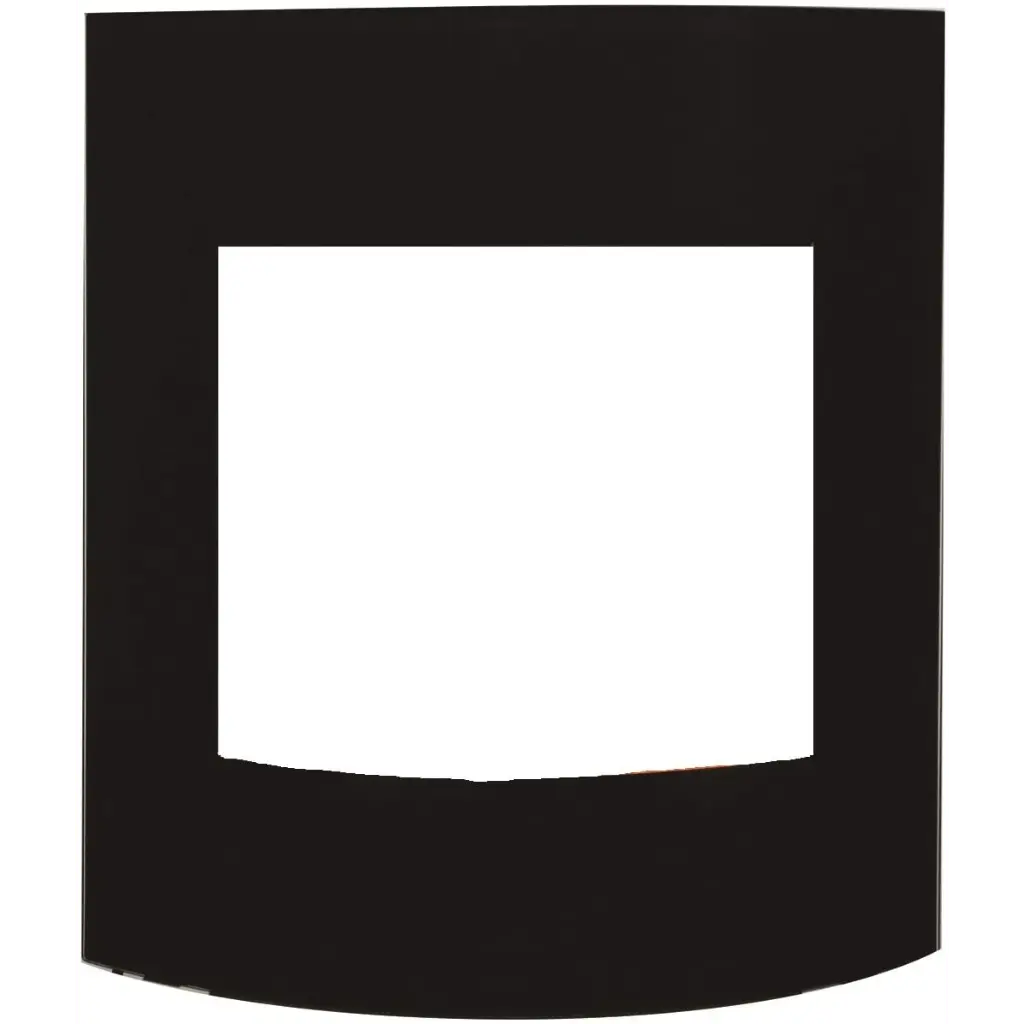 Amantii 24" x 28" Curved Portrait Glass Surround for 24" Zero Clearance Electric Fireplace