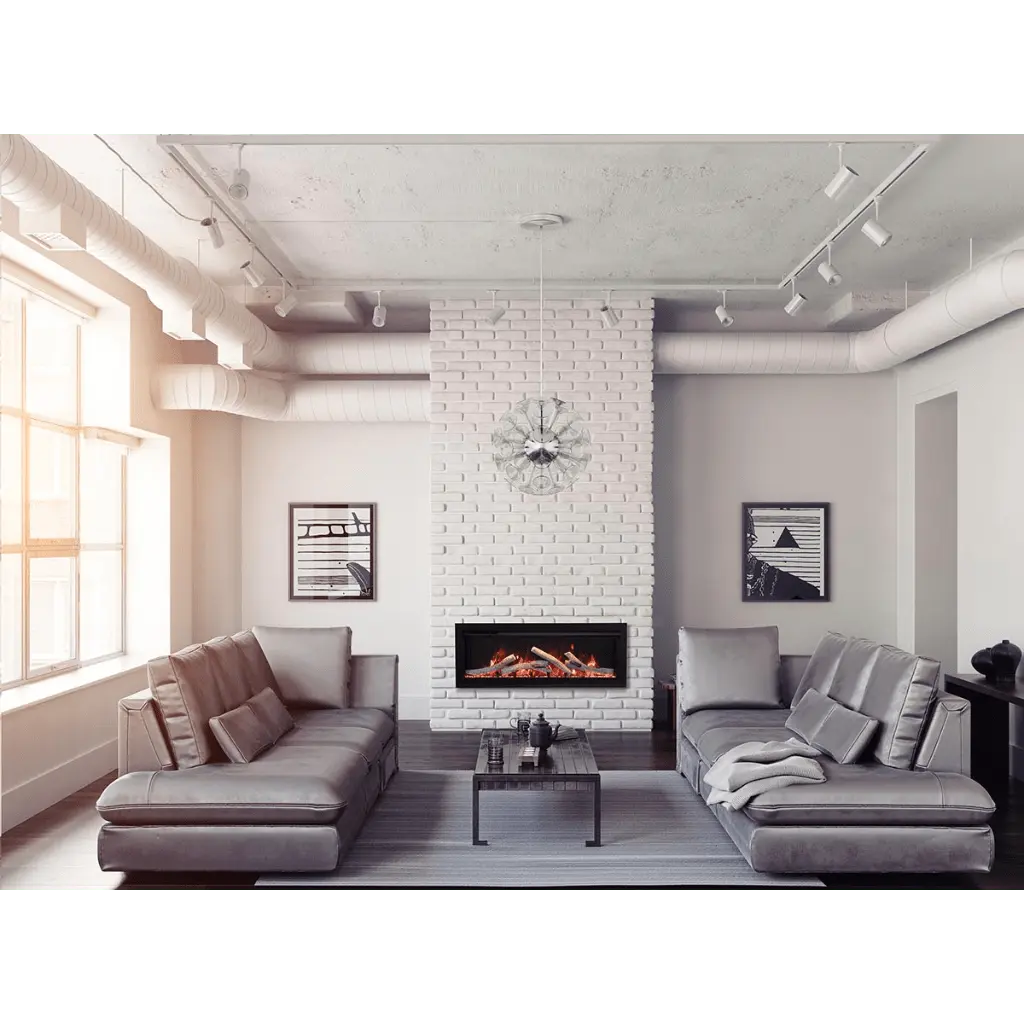 Amantii 42" Symmetry Built-in Smart WiFi Electric Fireplace