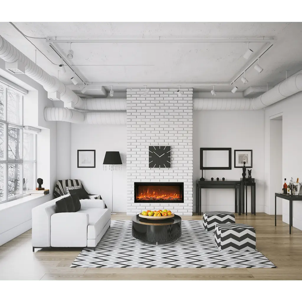 Amantii 50" Symmetry Extra Tall Built-in Electric Fireplace
