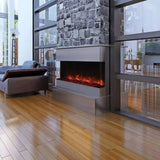Amantii 50" Tru-View XL XT Three Sided Electric Fireplace