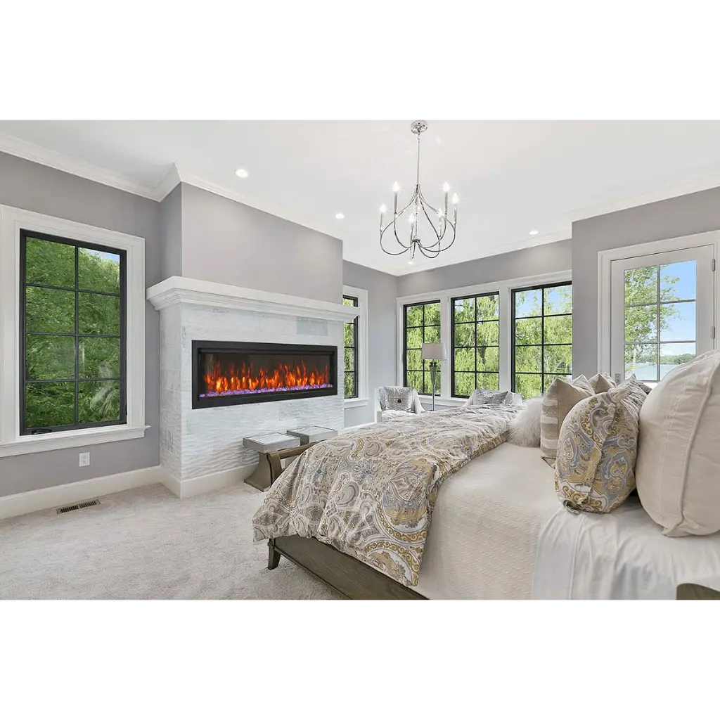 Amantii Symmetry Bespoke 60" Extra Tall Built-In Electric Fireplace SYM-60-XT-BESPOKE