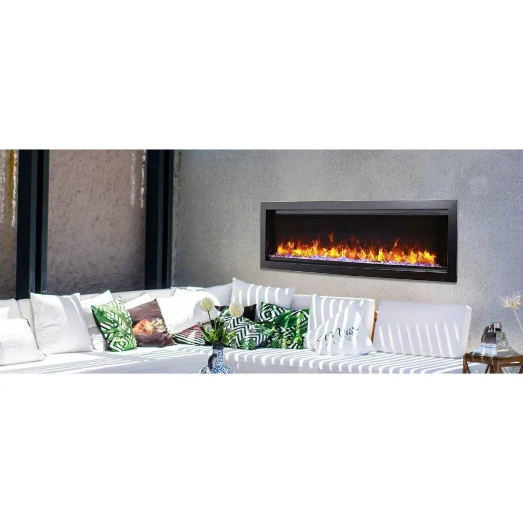 Amantii 74" Symmetry Bespoke Built-In Electric Fireplace