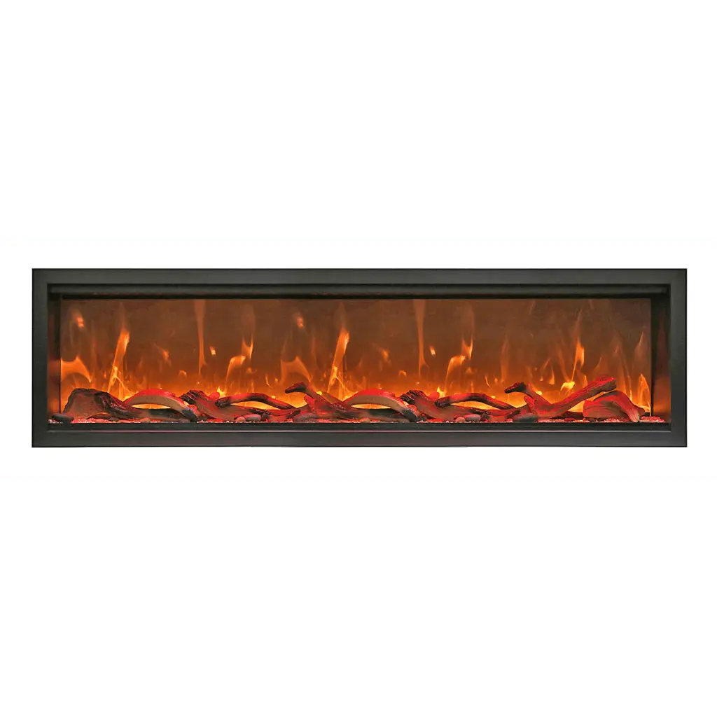 Amantii Symmetry 74" XT Smart Electric Fireplace Built‑In Fireplace SYM‑74‑XT
