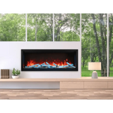 Amantii 88" Symmetry Extra Tall Electric Fireplace
