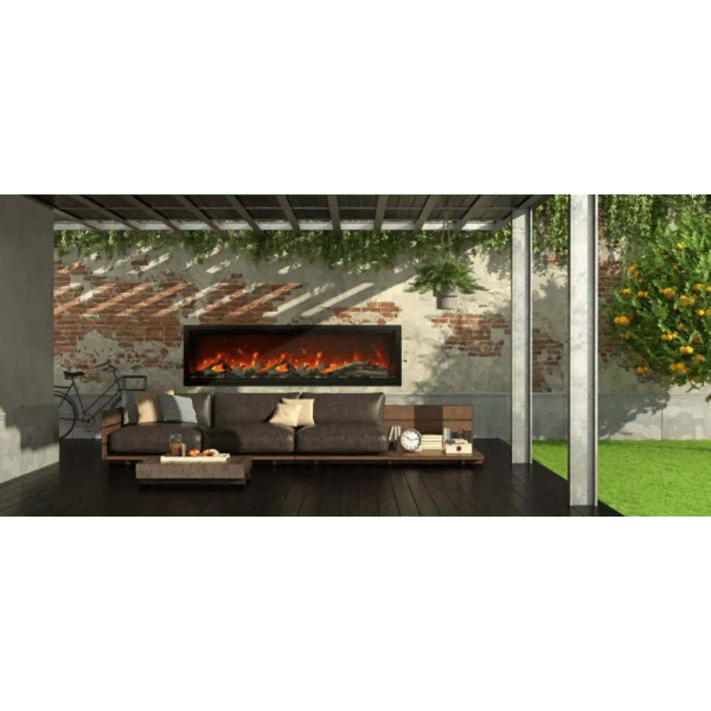 Amantii 88" Symmetry Extra Tall Electric Fireplace