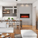 Amantii 88" Symmetry Extra Tall Electric Fireplace