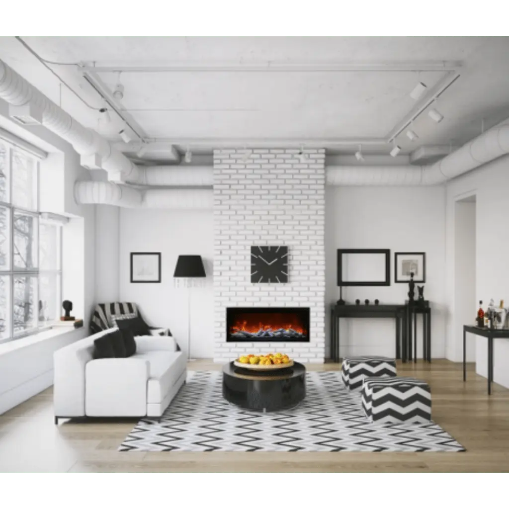 Amantii 88" Symmetry Extra Tall Electric Fireplace