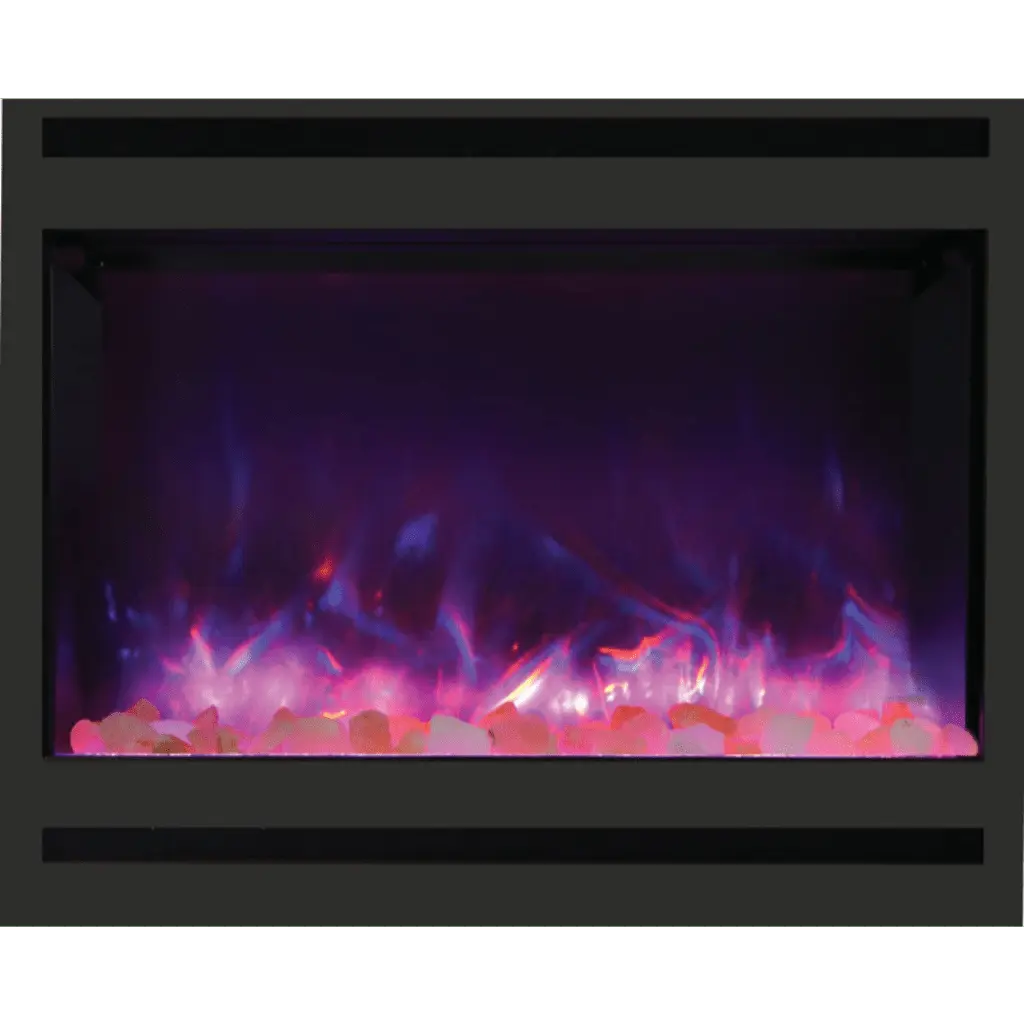 Amantii 31" Decorative Steel Surround for Zero Clearance Electric Fireplace