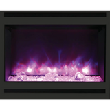 Amantii 31" Decorative Steel Surround for Zero Clearance Electric Fireplace