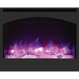 Amantii 31" Decorative Steel Surround for Zero Clearance Electric Fireplace