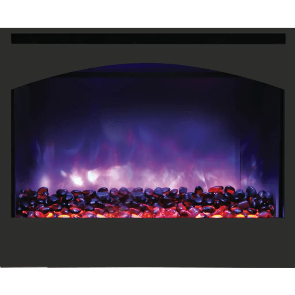 Amantii 31" Decorative Steel Surround for Zero Clearance Electric Fireplace