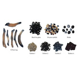 Amantii Designer 6-Piece Media Kit Accessory for Gas and Electric Fireplaces DESIGN-MEDIA-6PCE