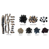 Amantii Designer 6-Piece Media Kit Accessory for Gas and Electric Fireplaces DESIGN-MEDIA-6PCE