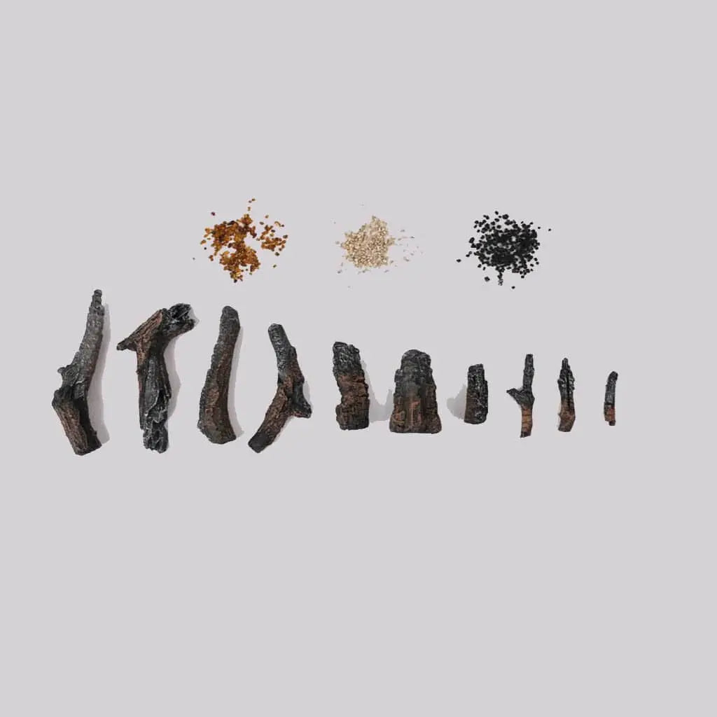 Amantii Designer 6-Piece Media Kit Accessory for Gas and Electric Fireplaces DESIGN-MEDIA-6PCE