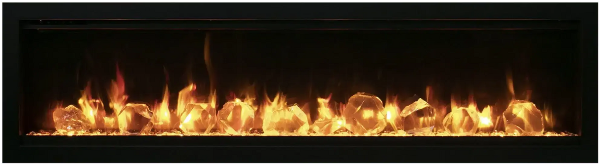 Amantii Symmetry Lumina 60" Indoor/Outdoor Built-In Smart Electric Fireplace