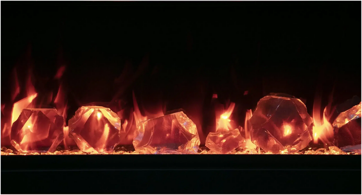 Amantii Symmetry Lumina 60" Indoor/Outdoor Built-In Smart Electric Fireplace