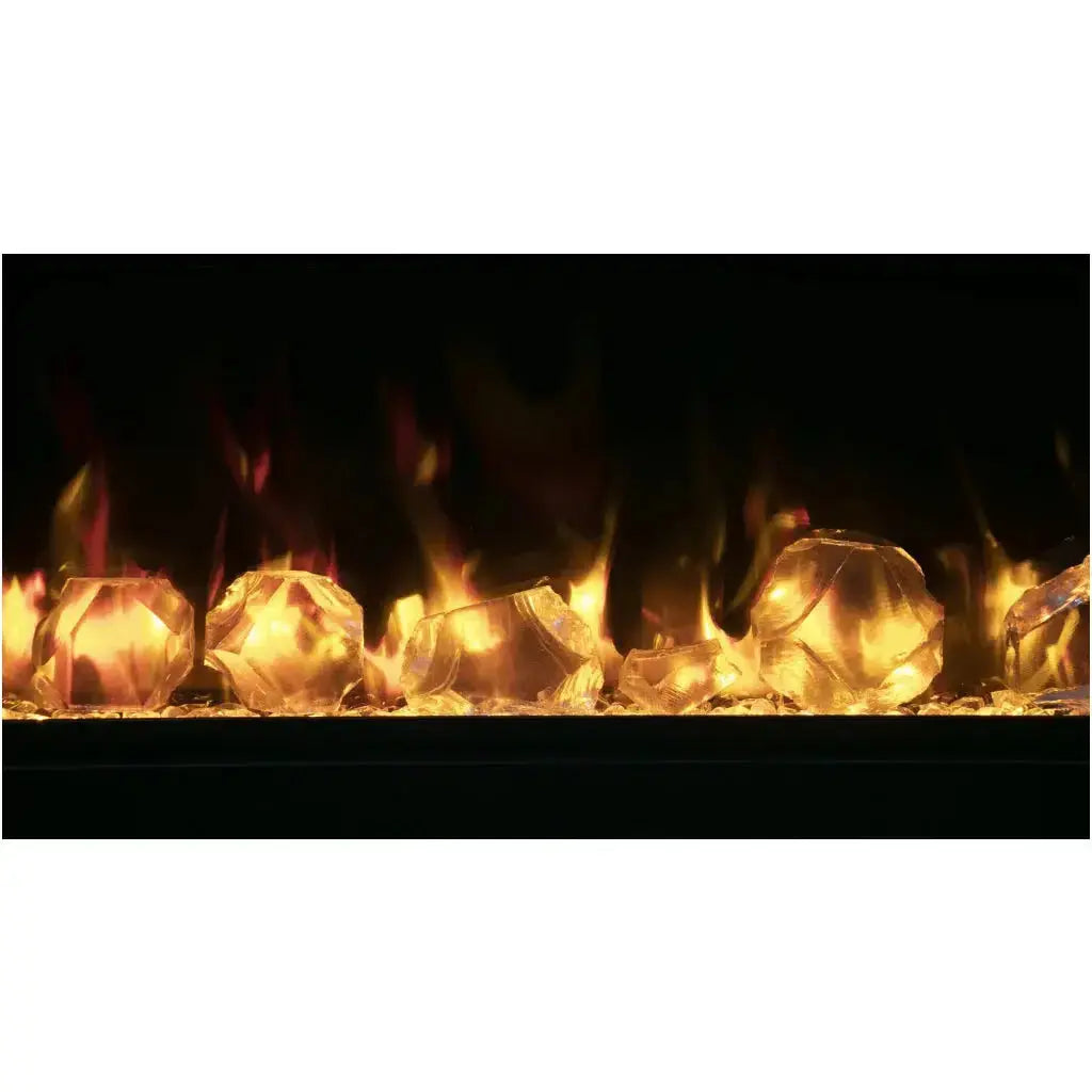 Amantii Symmetry Lumina 60" Indoor/Outdoor Built-In Smart Electric Fireplace