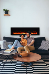 Amantii Symmetry Lumina 60" Indoor/Outdoor Built-In Smart Electric Fireplace