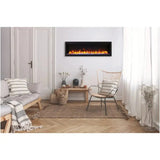 Amantii Symmetry Lumina 60" Indoor/Outdoor Built-In Smart Electric Fireplace
