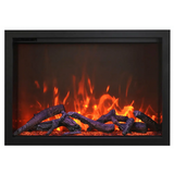 Amantii TRD-30 Traditional Bespoke Indoor/Outdoor Electric Fireplace Insert