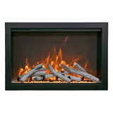 Amantii TRD 38" Traditional Bespoke Indoor/Outdoor Electric Fireplace Insert TRD-38