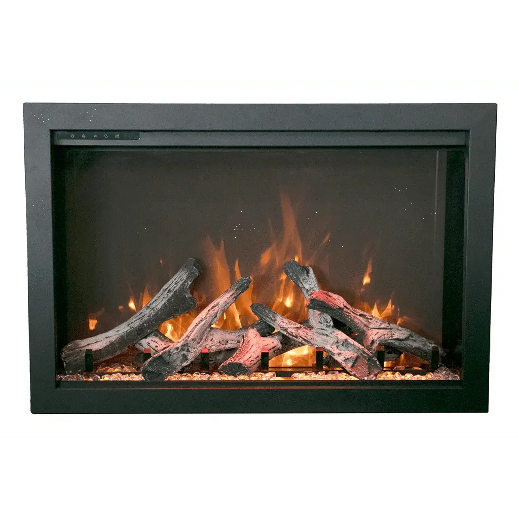 Amantii TRD 38" Traditional Bespoke Indoor/Outdoor Electric Fireplace Insert TRD-38