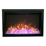 Amantii TRD 38" Traditional Bespoke Indoor/Outdoor Electric Fireplace Insert TRD-38
