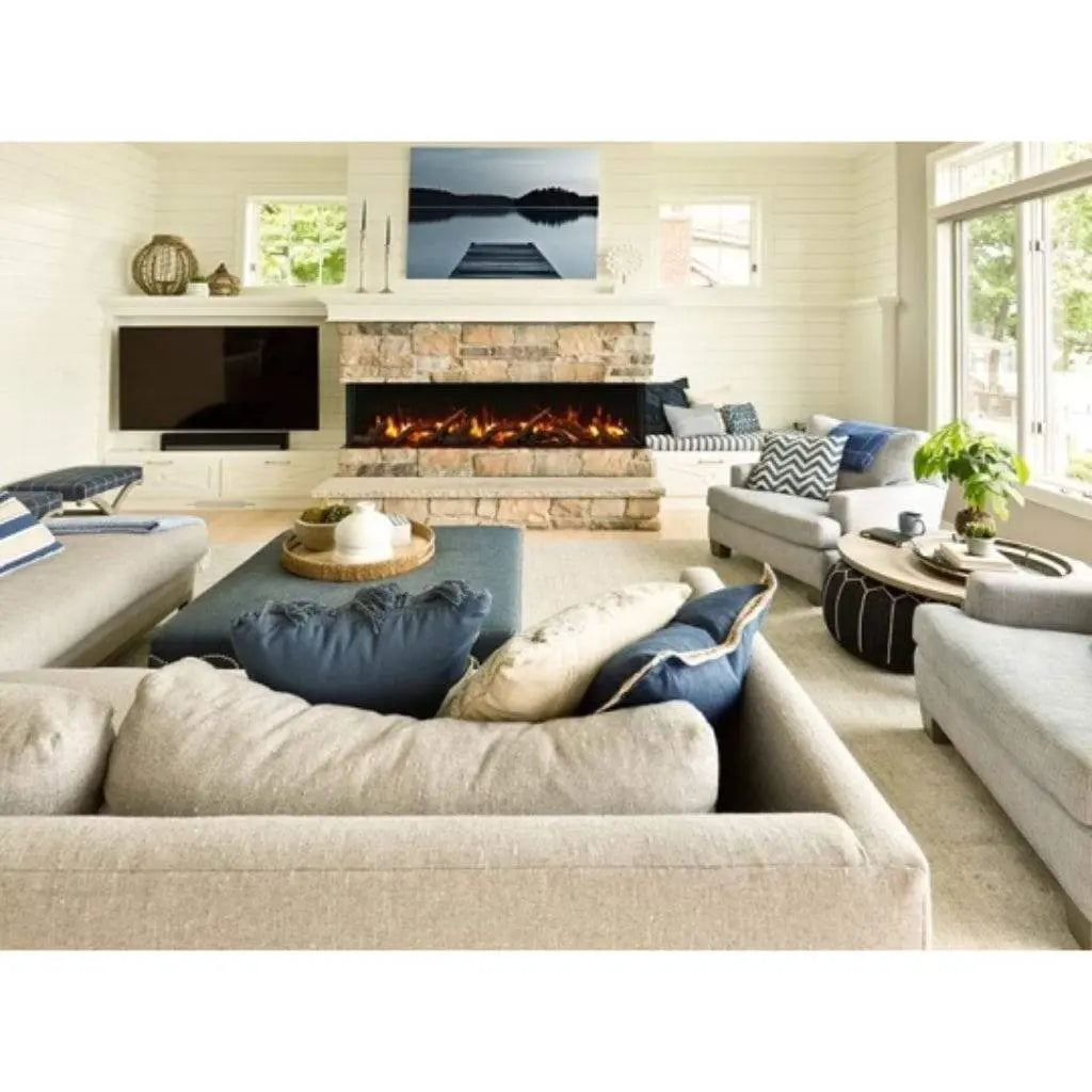 Amantii Tru-View Slim 60" Electric Fireplace
