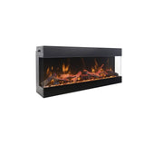 Amantii Tru View Bespoke 45" 3-Sided Indoor/Outdoor Electric Fireplace TRV-45-BESPOKE