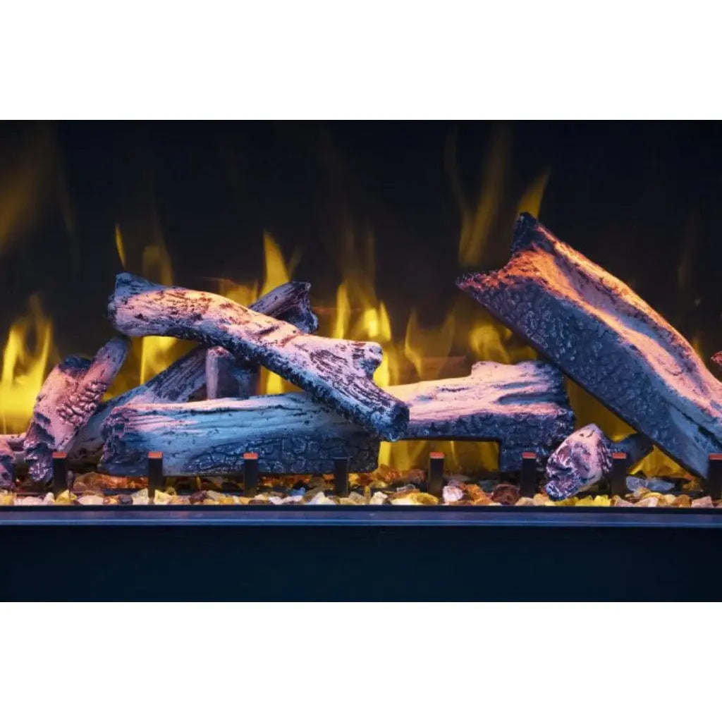 Amantii Tru View Bespoke 45" 3-Sided Indoor/Outdoor Electric Fireplace TRV-45-BESPOKE