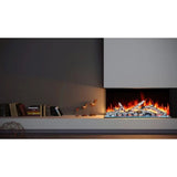 Amantii Tru View Bespoke 55" 3-Sided Indoor/Outdoor Electric Fireplace TRV-55-BESPOKE